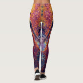 Cosmic Rebirth Leggings – Psychedelic Visionary Ar レギンス (裏面)