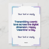 Cosmic Romance Digital Love Valentine's Card シーズンカード (裏面)