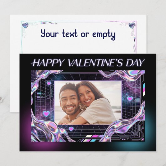 Cosmic Romance Digital Love Valentine's Card シーズンカード (正面/裏面)