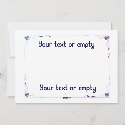 Cosmic Romance Digital Love Valentine's Card シーズンカード (裏面)