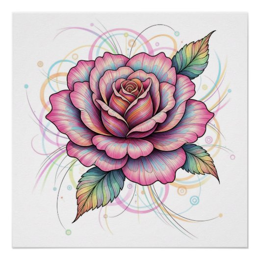 Cosmic Rose ポスター (正面)