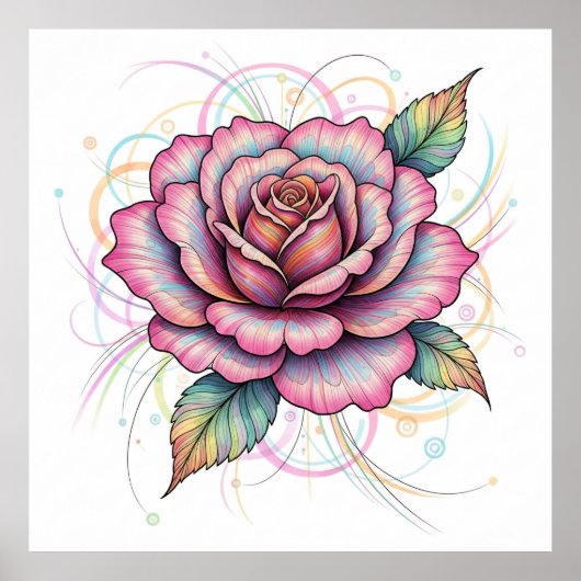 Cosmic Rose ポスター (正面)