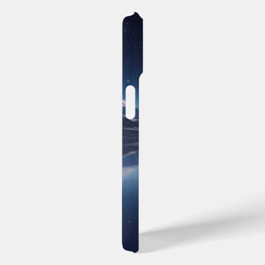 Cosmic Rose: Galaxy Reflection on Serene Lake Case-Mate iPhoneケース (裏面 / 右)