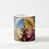 Cosmic Sacred Geometry God Mandala Mug | Multi Arm コーヒーマグカップ (中央)