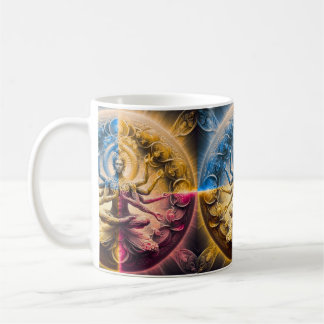 Cosmic Sacred Geometry God Mandala Mug | Multi Arm コーヒーマグカップ