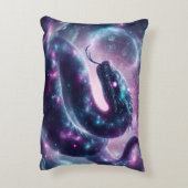 Cosmic Serpent Zodiac Galaxy Astrology アクセントクッション (裏面(縦))