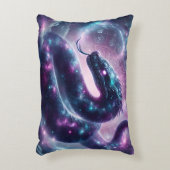 Cosmic Serpent Zodiac Galaxy Astrology アクセントクッション (正面(垂直))