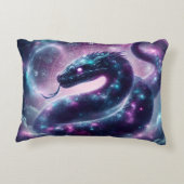 Cosmic Serpent Zodiac Galaxy Astrology アクセントクッション (裏面)