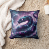 Cosmic Serpent Zodiac Galaxy Astrology クッション (ブランケット)