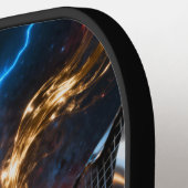 Cosmic Serve — Black Hole Over Center Court ピックルボールラケット (左詳細)