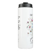Cosmic Sip • October Birth Flower Thermal Tumbler  タンブラー (正面)