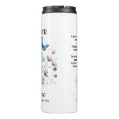 Cosmic Sip • October Birth Flower Thermal Tumbler  タンブラー (裏面)