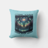 Cosmic Solitude Galaxy Forest • Moon Phases クッション (正面)