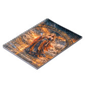 Cosmic Sorceress – Fantasy Spiral Notebook ノートブック (左側)