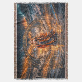 Cosmic Sorceress – Fantasy Throw Blanket スローブランケット (正面縦)