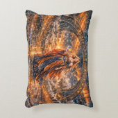 Cosmic Sorceress – Fantasy Throw Pillow アクセントクッション (正面(垂直))