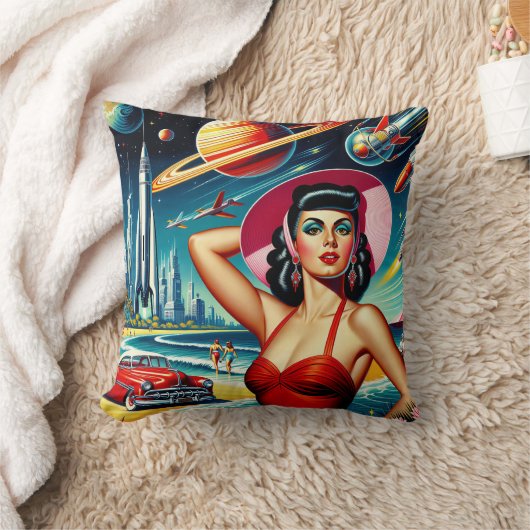 Cosmic Space Illustration クッション (ブランケット)