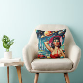 Cosmic Space Illustration クッション (椅子)