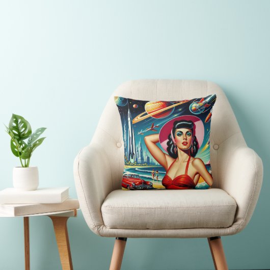 Cosmic Space Illustration クッション (椅子)