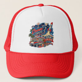 Cosmic Starlite USA 250 Years 1776–2026 Trucker Ha キャップ