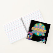 Cosmic Stars Retro Aesthetic Notebook   ノートブック (内部)