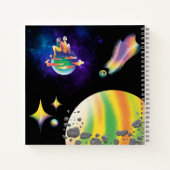 Cosmic Stars Retro Aesthetic Notebook   ノートブック (裏面)