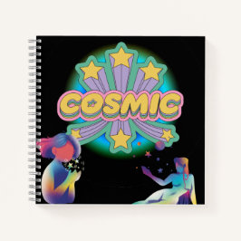 Cosmic Stars Retro Aesthetic Notebook   ノートブック