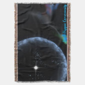 "Cosmic Supernova" Throw スローブランケット (正面縦)