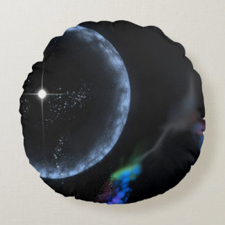 "Cosmic Supernova" Throw Pillow ラウンドクッション