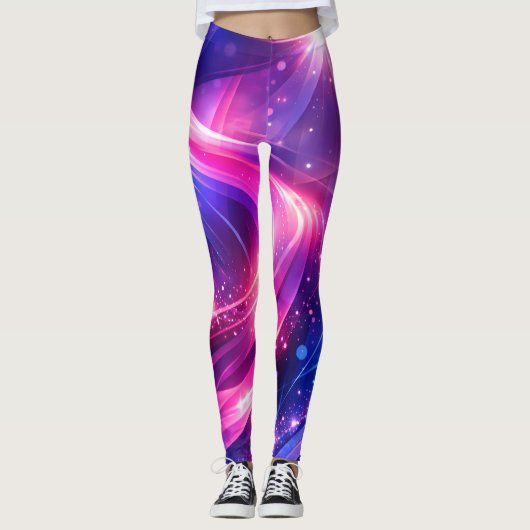 Cosmic Swirl – Galaxy Leggings レギンス (正面)