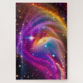 Cosmic Swirling Indigo Event in Universe ジグソーパズル (縦)