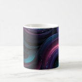 🌌 Cosmic Swirls: Galaxy-Inspired Abstract Design  コーヒーマグカップ (中央)