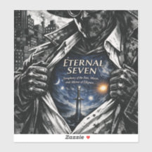 Cosmic Sword Fantasy Vinyl Sticker