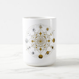 Cosmic Symmetry – Celestial Mandala Space Mug コーヒーマグカップ