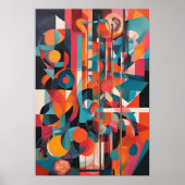 Cosmic Symphony:抽象芸術幾何学的探査 ポスター (正面)