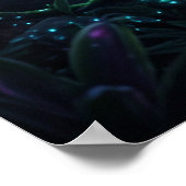 Cosmic Tiger Nebula Jungle ポスター (角)