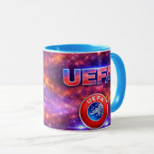 cosmic UEFA banner  マグカップ (正面右)