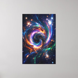 Cosmic Vortex Nexus – Abstract Space Canvas Print キャンバスプリント