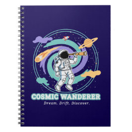 Cosmic Wanderer Astronaut Telescop ノートブック