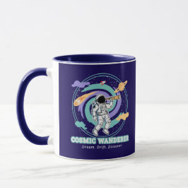 Cosmic Wanderer Astronaut Telescop マグカップ