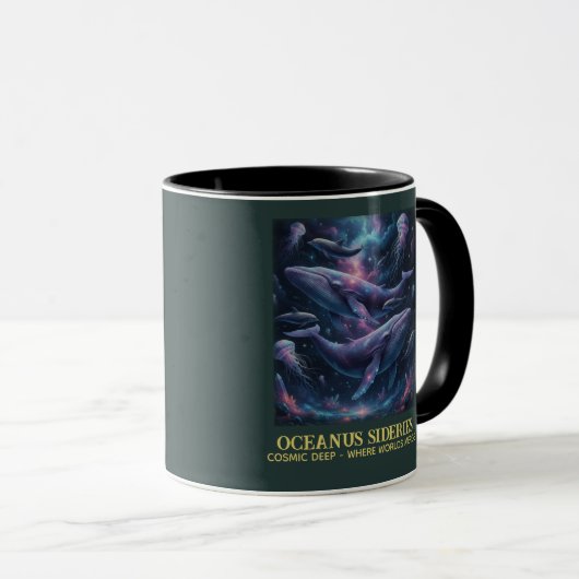 Cosmic Whale Galaxy Ocean マグカップ (正面右)