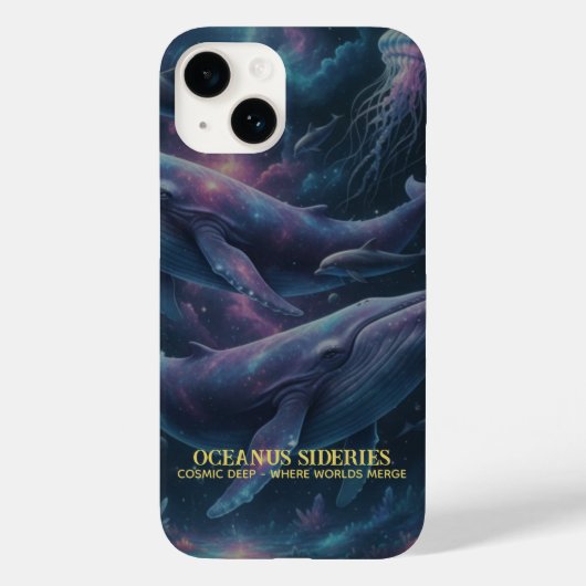 Cosmic Whale Galaxy Ocean Case-Mate iPhoneケース (裏面)