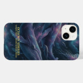 Cosmic Whale Galaxy Ocean Case-Mate iPhoneケース (裏面 (横))