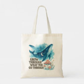 Cosmic Whale & Mushrooms Tote トートバッグ (裏面)