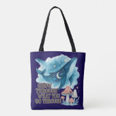 Cosmic Whale & Mushrooms Tote トートバッグ (裏面)