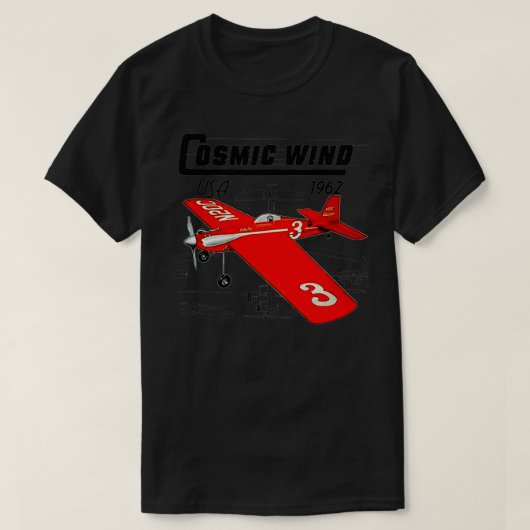 Cosmic Wind Control Line RC Model Airplane Premium Tシャツ (デザイン正面)