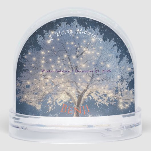 Cosmic Winter Snow Globe (裏面)