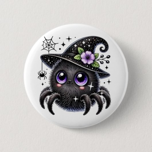 Cosmic Witch Spider 缶バッジ (正面)