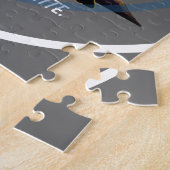 Cosmic Yoga Warrior | Galaxy Body Pose ジグソーパズル (側面)