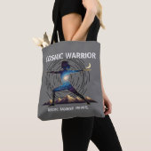 Cosmic Yoga Warrior | Galaxy Body Pose トートバッグ (クローズアップ)